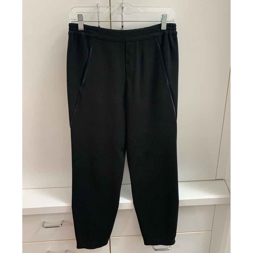 Jogger pant with satin strip down each leg